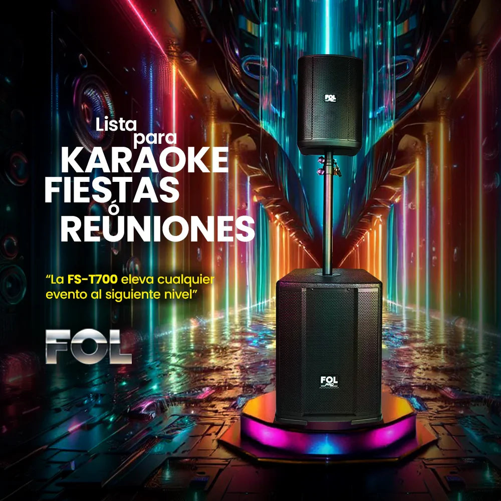 Karaoke, fiesta o presentación: una torre de sonido para hacerlo todo FS-T700