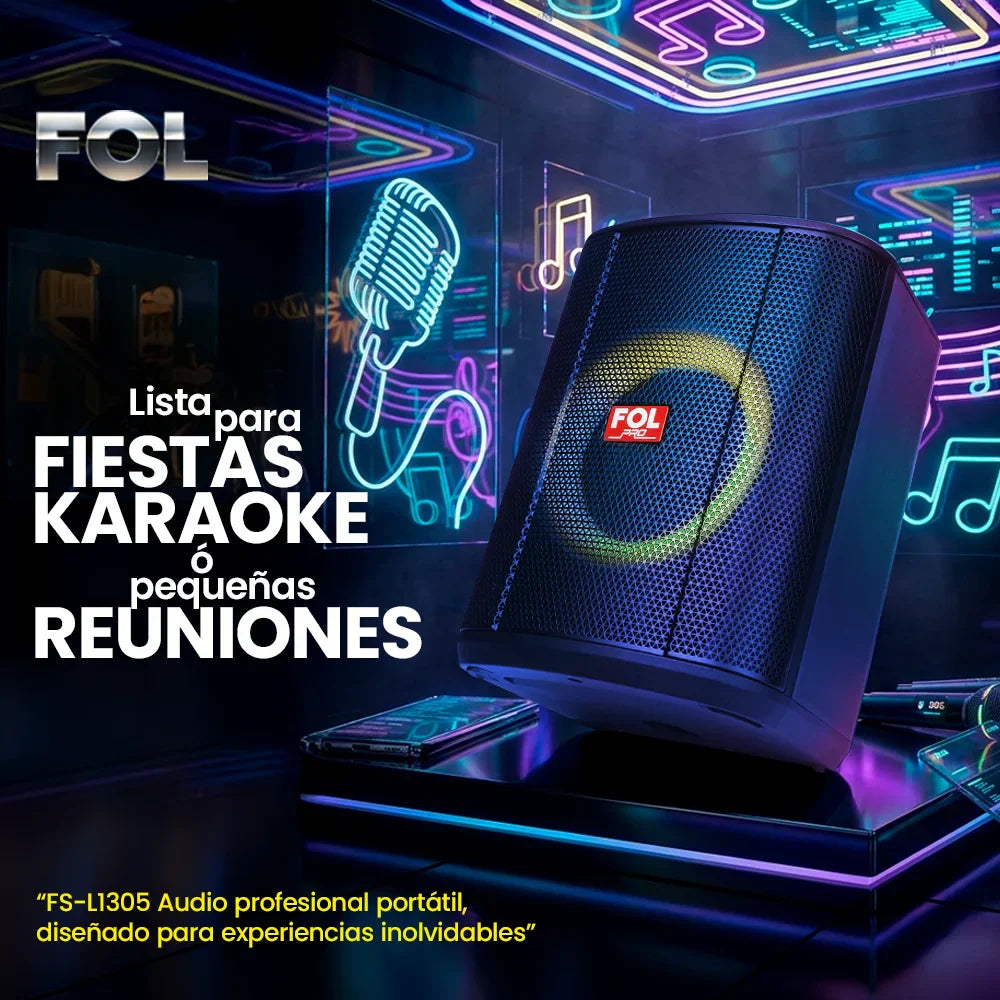 Más que música: una bocina para cantar, conectar y animar tus reuniones FS-L1305