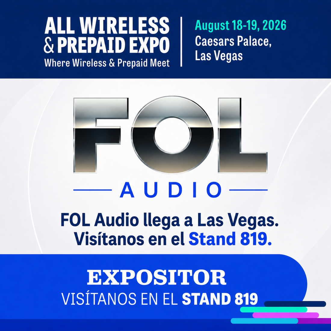 FOL Audio llega a Las Vegas: una nueva oportunidad para mostrar nuestro sonido