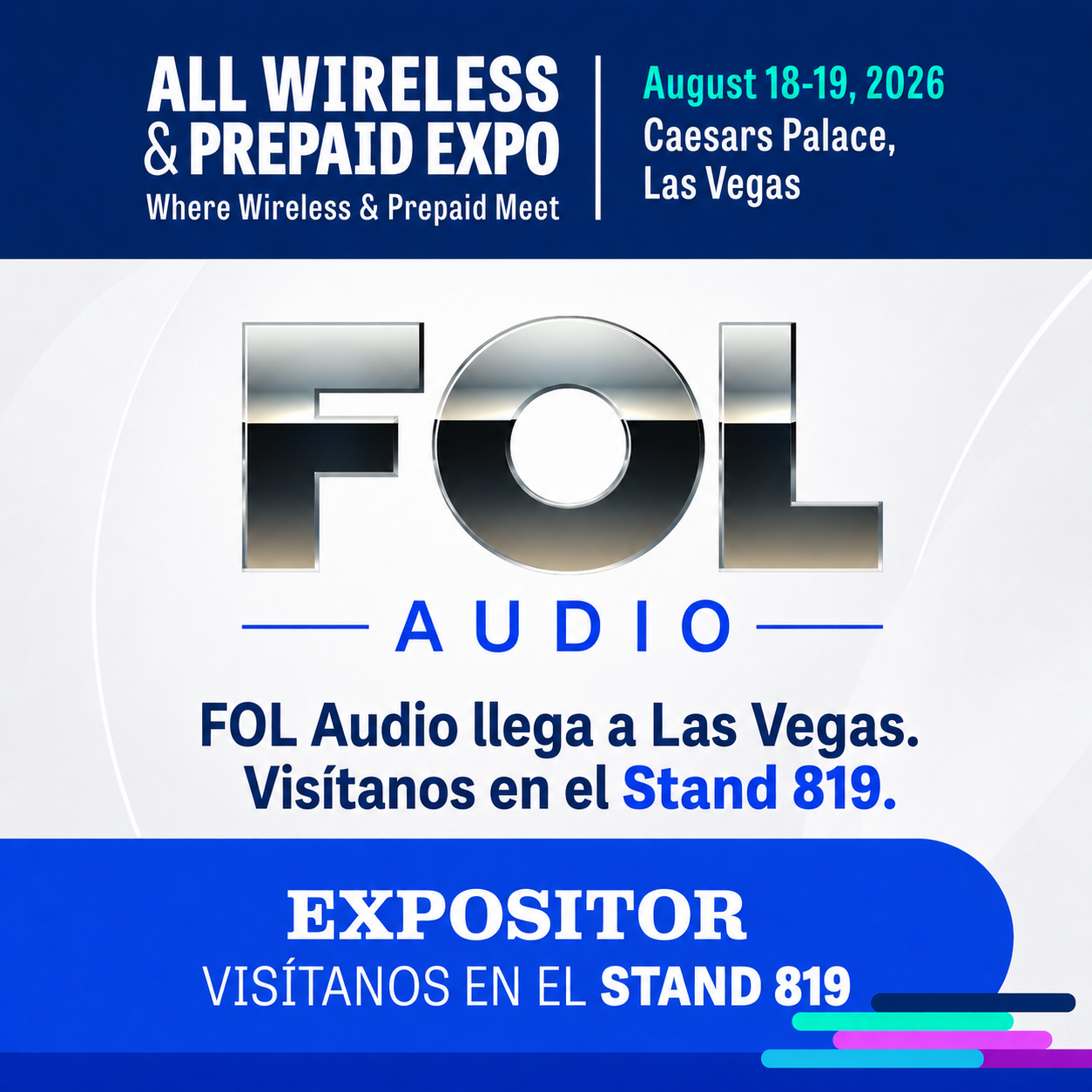 FOL Audio llega a Las Vegas: una nueva oportunidad para mostrar nuestro sonido