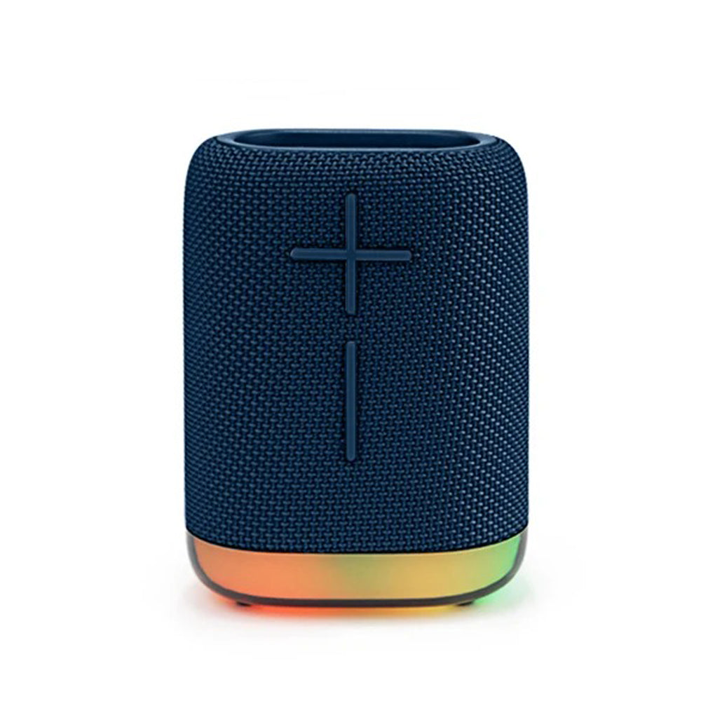 FS-S122 Bocina Bluetooth TWS Recargable Portátil con Luz RGB y Correa Integrada