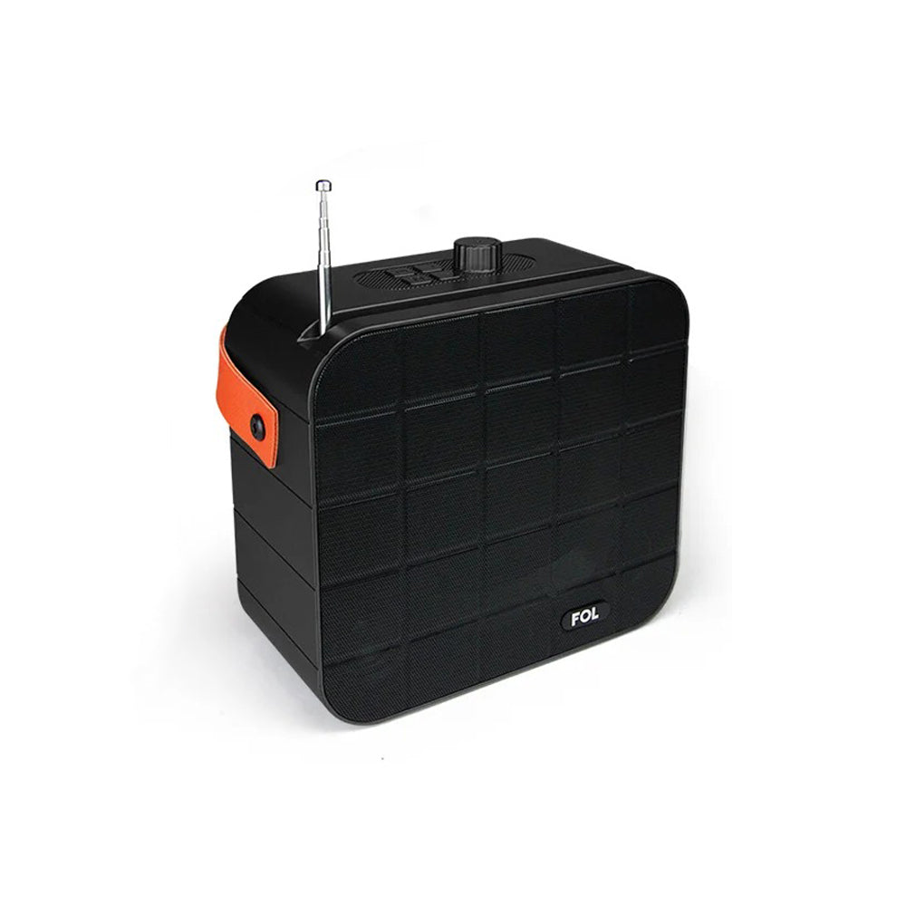FS-S719 Altavoz Bluetooth Portátil de 10W con Paneles Solares y Correa Desmontable