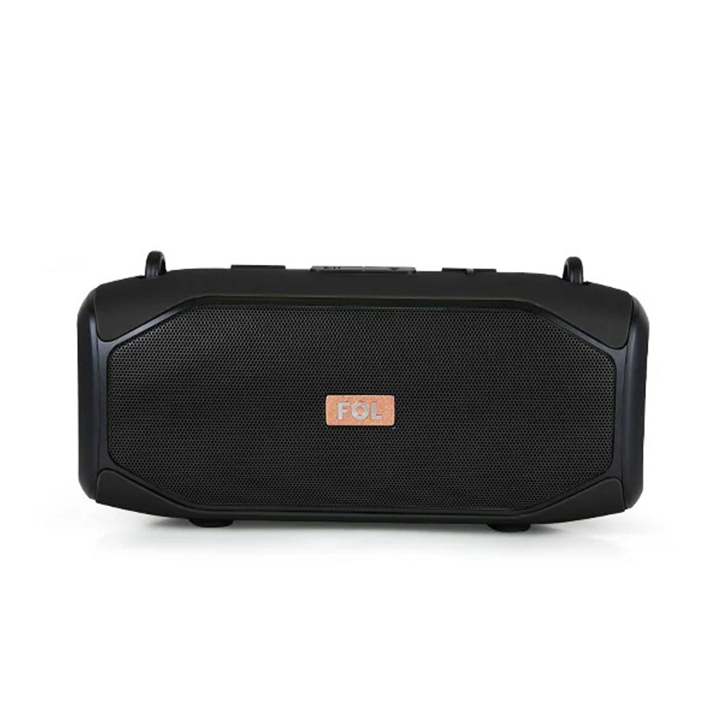 FOL FS-S227 Bocina Bluetooth Recargable de 20W con Luz RGB y Correa Desmontable