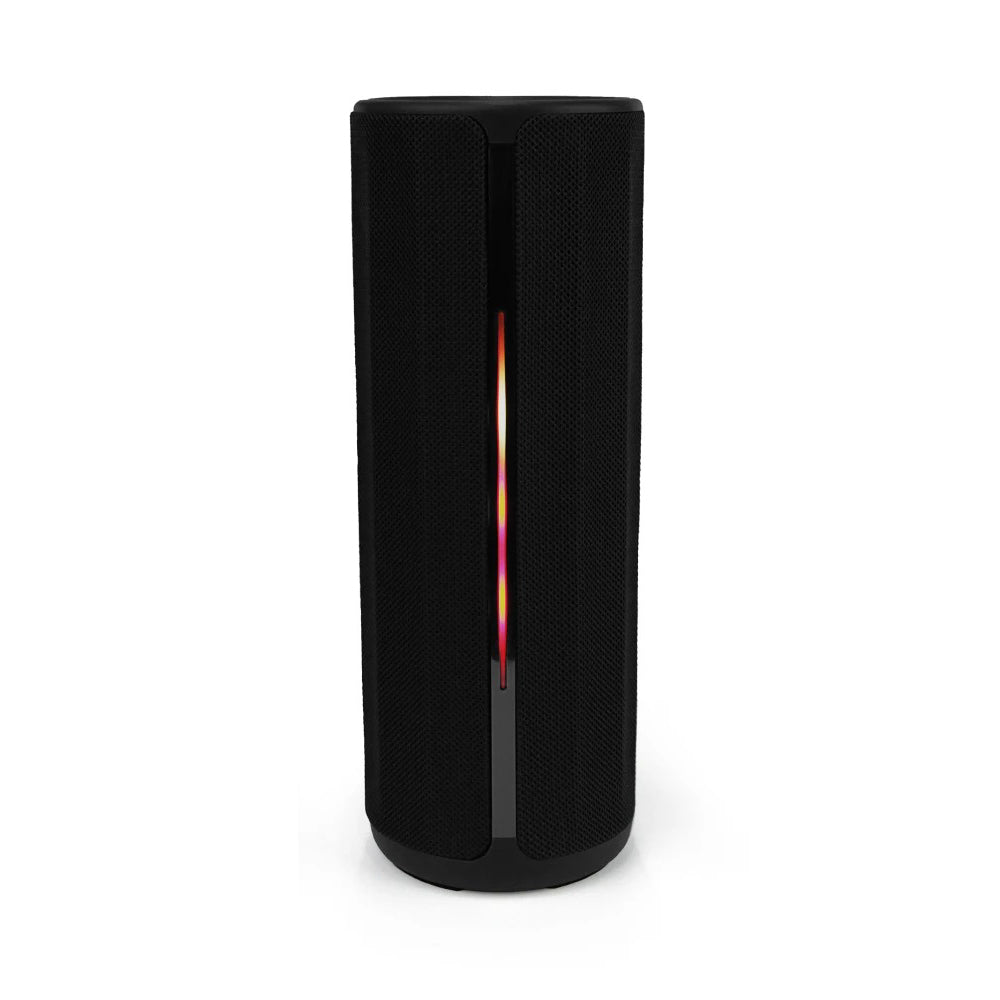 FOL FS-S224 Bocina Bluetooth TWS Recargable con Luz RGB, Línea Frontal y Correa Integrada