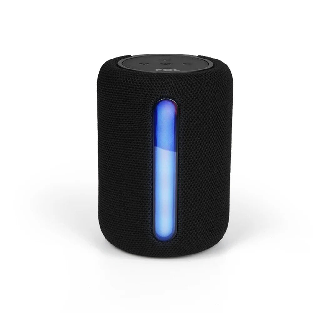 FS-S820 Bocina Bluetooth TWS Recargable de 5W con Luz RGB y Batería 18650
