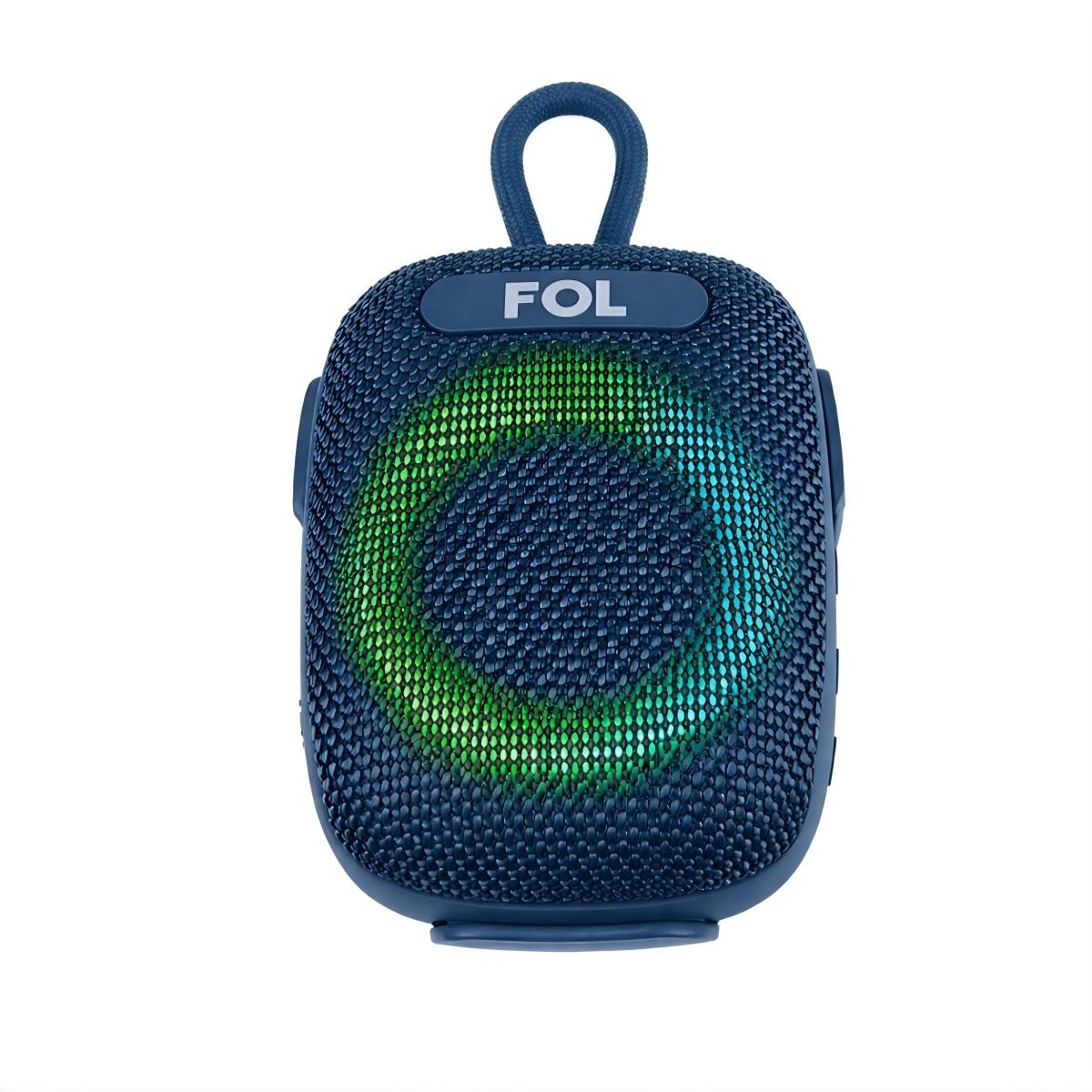 FS-S195 Bocina TWS para Bicicleta con Luz RGB y Protección IPX7