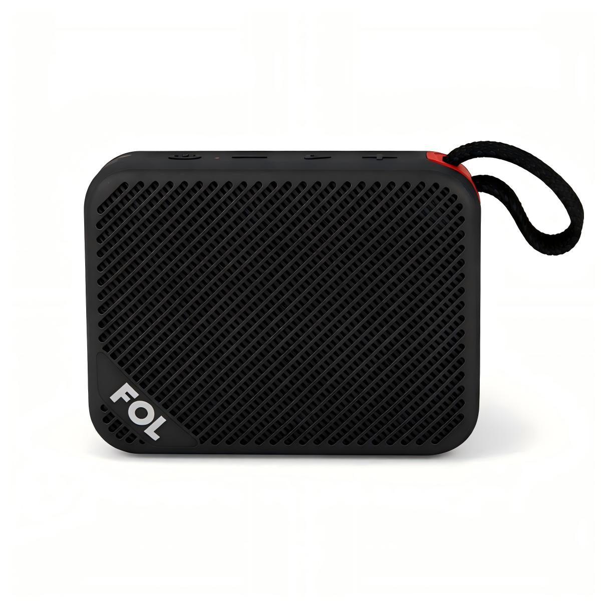 FS-S198 Bocina TWS Recargable Portátil con Luz RGB, Correa Integrada e IPX7