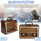 FR-05 BOCINA BLUETOOTH RADIOSINTONIZADOR DE BANDA AM/FM/SW PORTÁTIL