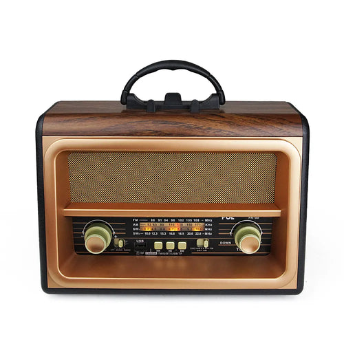 FR-05 BOCINA BLUETOOTH RADIOSINTONIZADOR DE BANDA AM/FM/SW PORTÁTIL