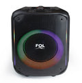 FS-L1210 Bafle TWS con Luz RGB, Entrada para Micrófono y Guitarra