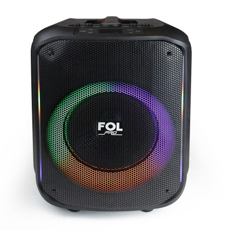 FS-L1210 Bafle TWS con Luz RGB, Entrada para Micrófono y Guitarra