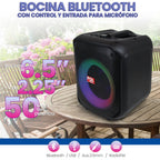 FS-L1206 Bocina Bluetooth TWS Portátil de 50W con Luz y Entrada para Micrófono
