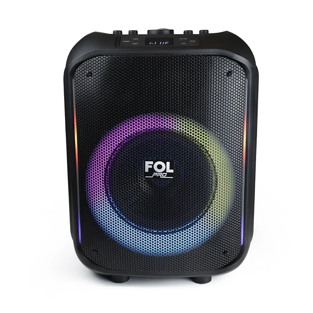 FS-L1210 Bafle TWS con Luz RGB, Entrada para Micrófono y Guitarra