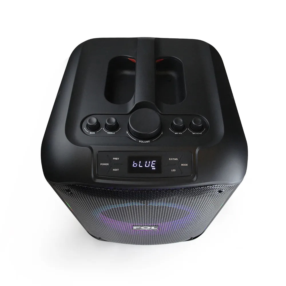 FS-L1210 Bafle TWS con Luz RGB, Entrada para Micrófono y Guitarra