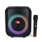 FS-L1216M Bocina TWS Recargable de 50W con Micrófono Inalámbrico y Luz RGB