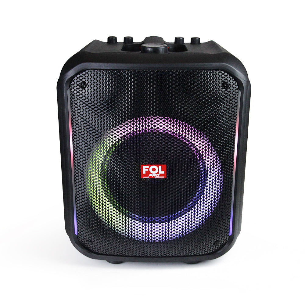 FS-L1218 Bocina TWS Portátil Recargable de 70W con Luz RGB y Micrófono Inalámbrico