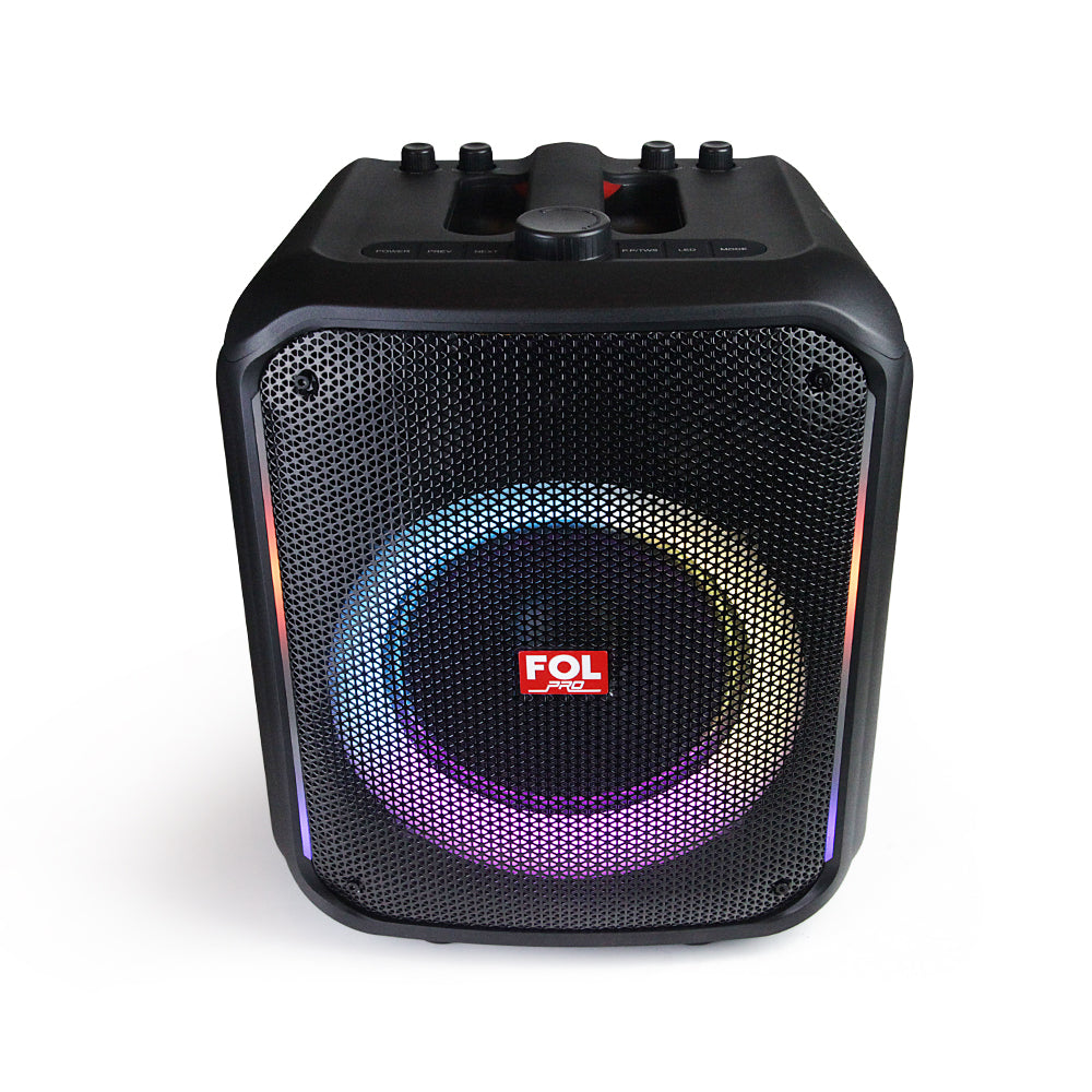 FS-L1218 Bocina TWS Portátil Recargable de 70W con Luz RGB y Micrófono Inalámbrico