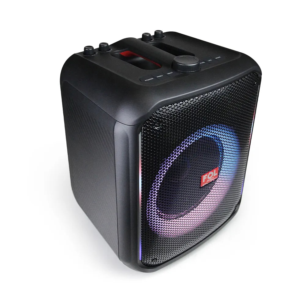 FS-L1218 Bocina TWS Portátil Recargable de 70W con Luz RGB y Micrófono Inalámbrico