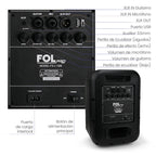 FS-L1306 Bocina PRO TWS Recargable de 90W con Luz RGB y Micrófono Inalámbrico