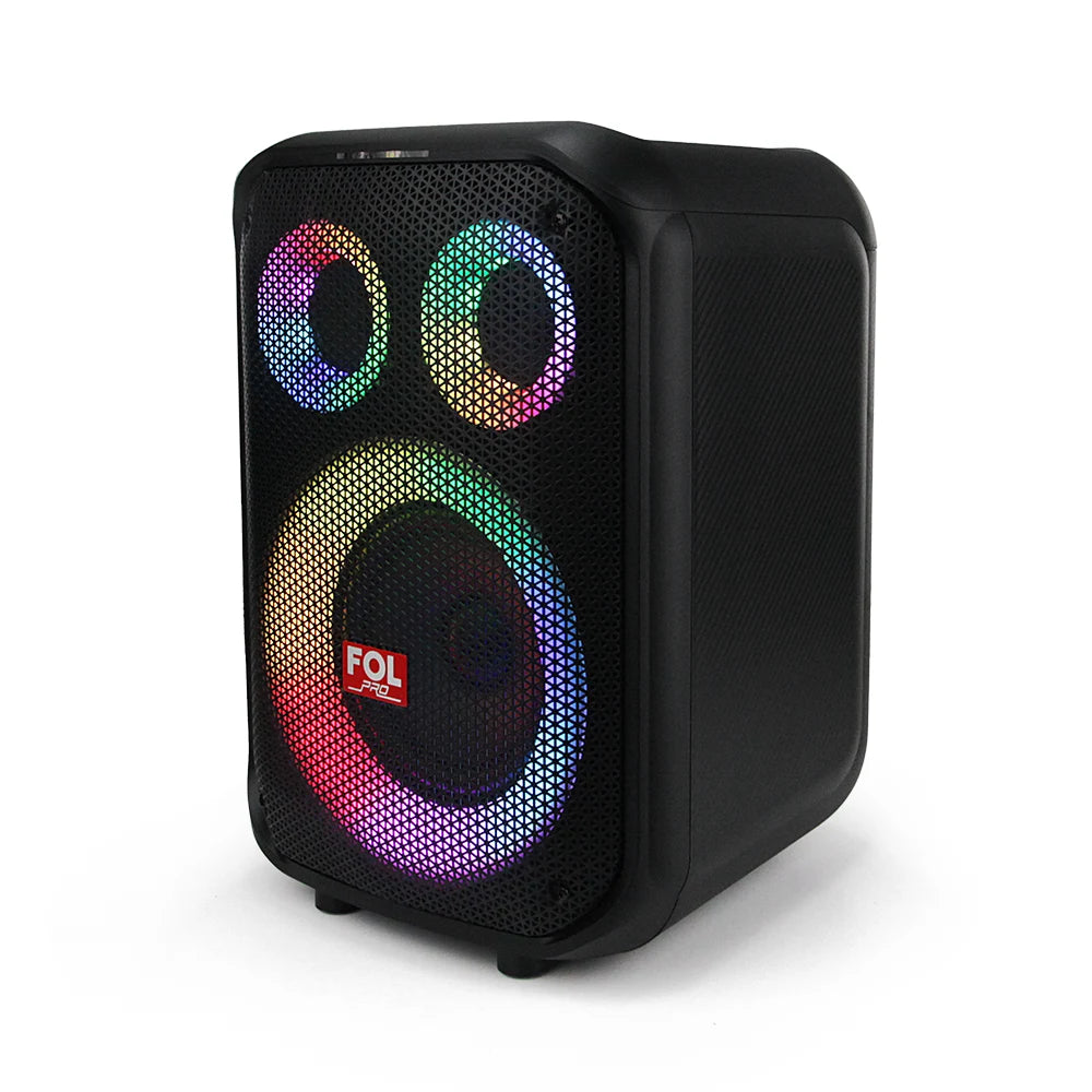 FS-L1306 Bocina PRO TWS Recargable de 90W con Luz RGB y Micrófono Inalámbrico