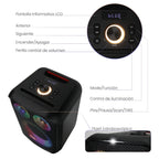 FS-L1306 Bocina PRO TWS Recargable de 90W con Luz RGB y Micrófono Inalámbrico