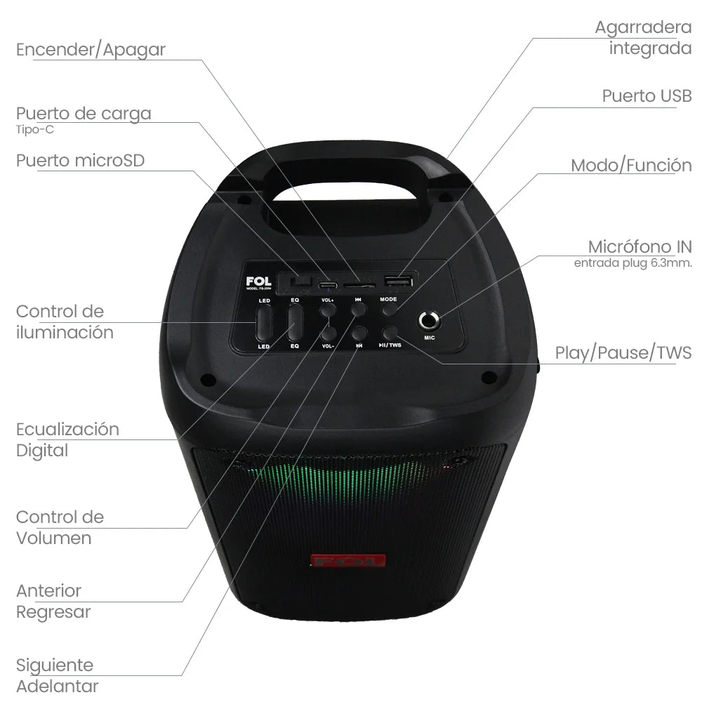 Audio para Fiestas FS-L2204