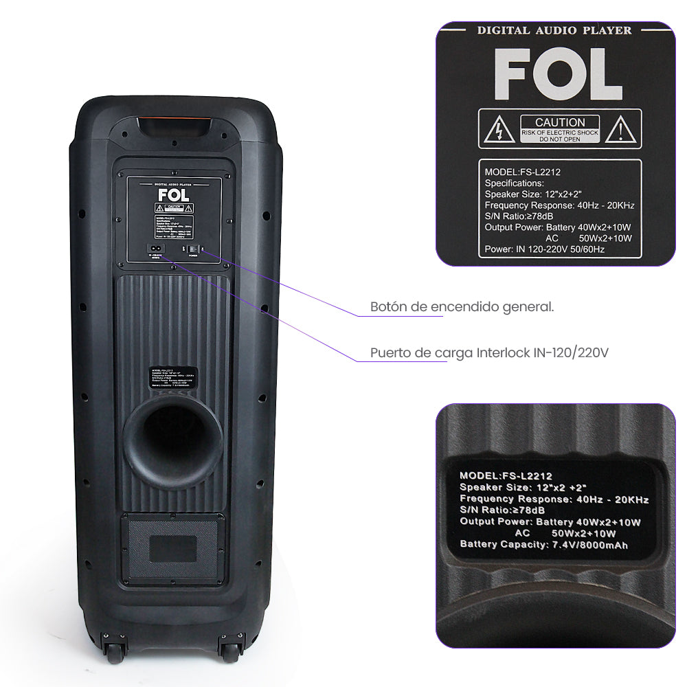 Audio para Fiestas FS-L2212