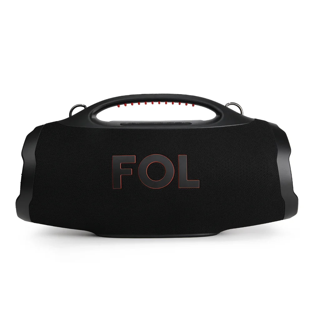 FOL FS-R208 Bocina Portátil TWS de 220W con Luz RGB, Batería Recargable e IPX6