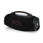 FOL FS-R208M Bocina Portátil TWS de 220W con Luz RGB, Batería Recargable e IPX6