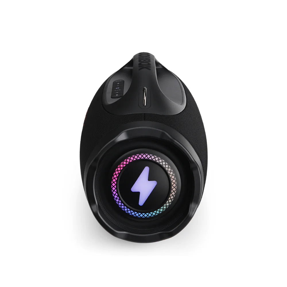 FOL FS-R208 Bocina Portátil TWS de 220W con Luz RGB, Batería Recargable e IPX6