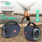 FS-R213L Bocina TWS Recargable con Luz RGB, Bluetooth y 50W de Potencia
