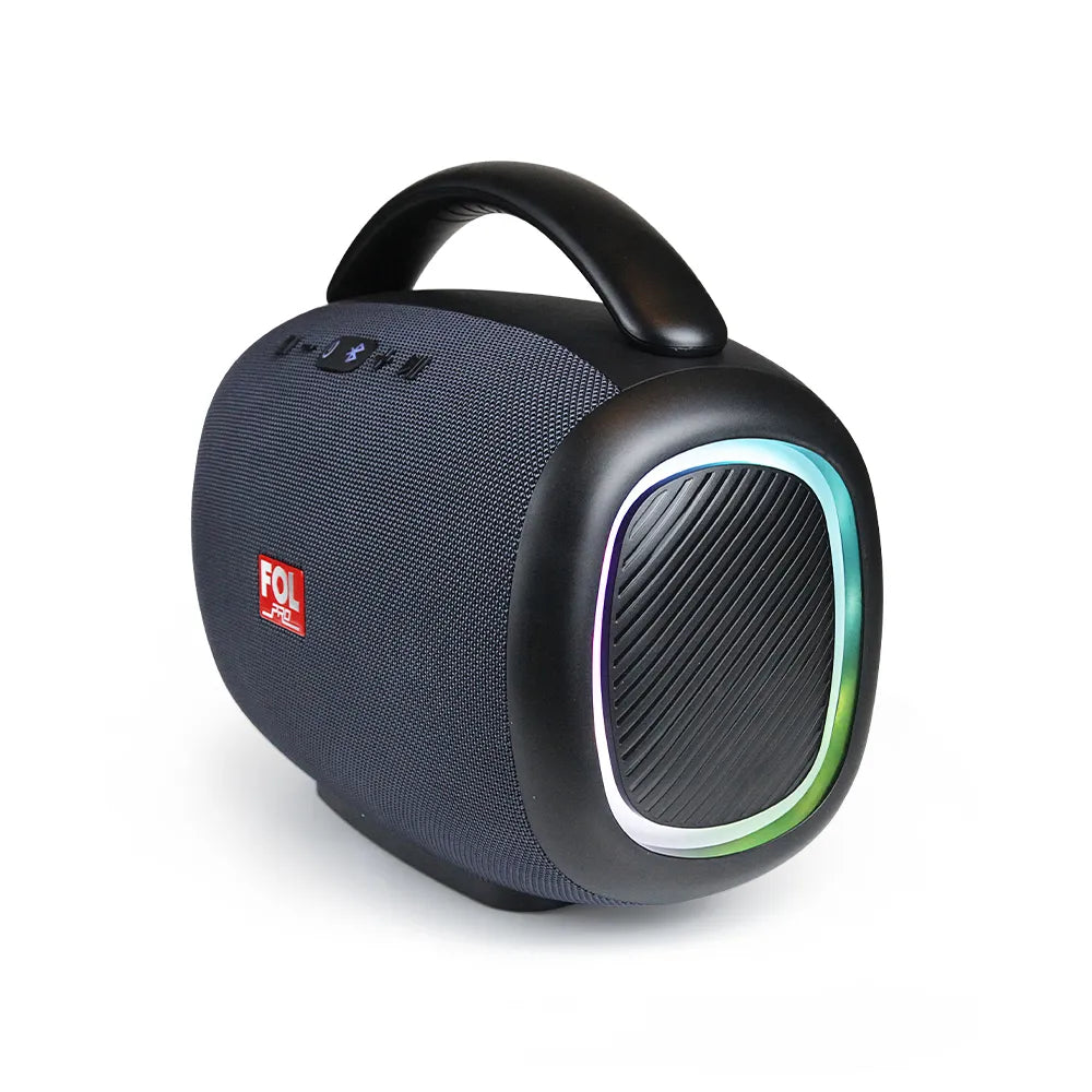 FS-R213L Bocina TWS Recargable con Luz RGB, Bluetooth y 50W de Potencia