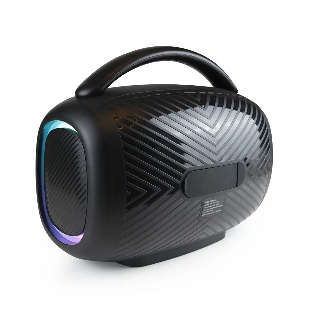 FS-R213L Bocina TWS Recargable con Luz RGB, Bluetooth y 50W de Potencia
