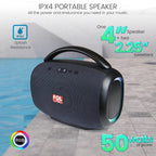 FS-R213L Bocina TWS Recargable con Luz RGB, Bluetooth y 50W de Potencia
