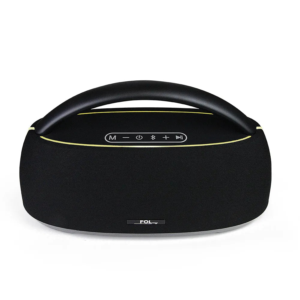 FOL FS-R215L Bocina Bluetooth TWS Recargable de 90W con Luz RGB y Batería de 6600mAh