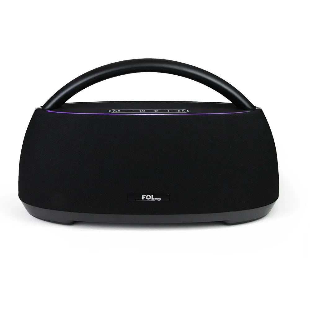 FOL FS-R215L Bocina Bluetooth TWS Recargable de 90W con Luz RGB y Batería de 6600mAh