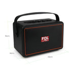 FOL FS-R301 Bocina Bluetooth TWS Recargable de 20W con Ecualizador Análogo y Correa Desmontable