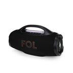 FS-R305 Bocina TWS Portátil Recargable con Luz RGB, Agarradera Integrada e IPX5