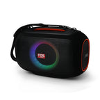 FS-R306 Bocina PRO TWS Recargable de 120W con Luz RGB, Correa Desmontable y Agarradera Integrada