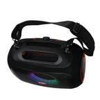 FS-R306 Bocina PRO TWS Recargable de 120W con Luz RGB, Correa Desmontable y Agarradera Integrada