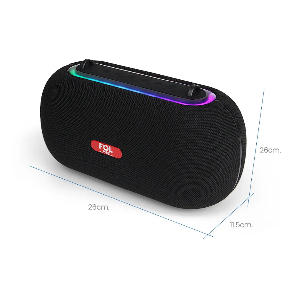 FS-R317 Bocina TWS Portátil Recargable con Luz RGB y Función de Ruido Blanco