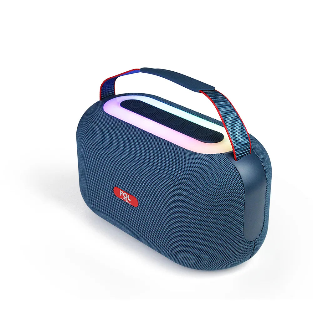 FS-R318 Bocina TWS Portátil Recargable de 40W con Luz RGB