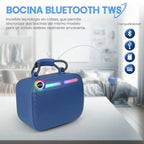 FS-S121 Bocina TWS Recargable de 10W con Luz RGB y Correa Integrada