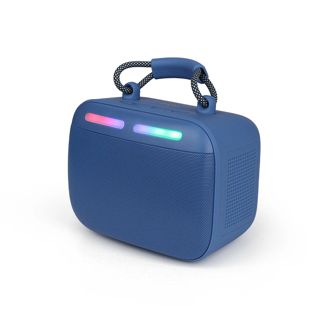 FS-S121 Bocina TWS Recargable de 10W con Luz RGB y Correa Integrada