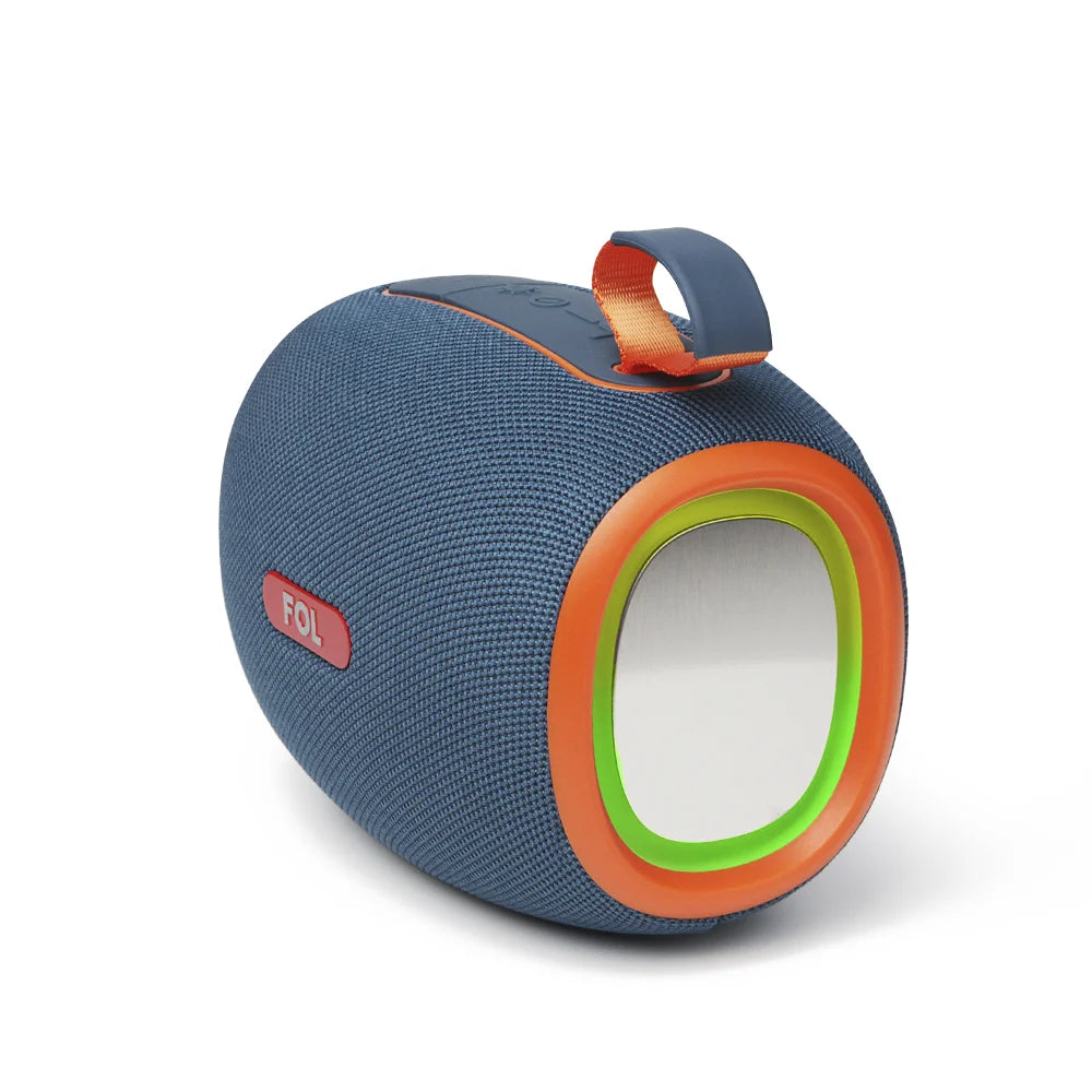 FS-S125 Bocina TWS Recargable de 15W con Luz RGB y Correa Integrada