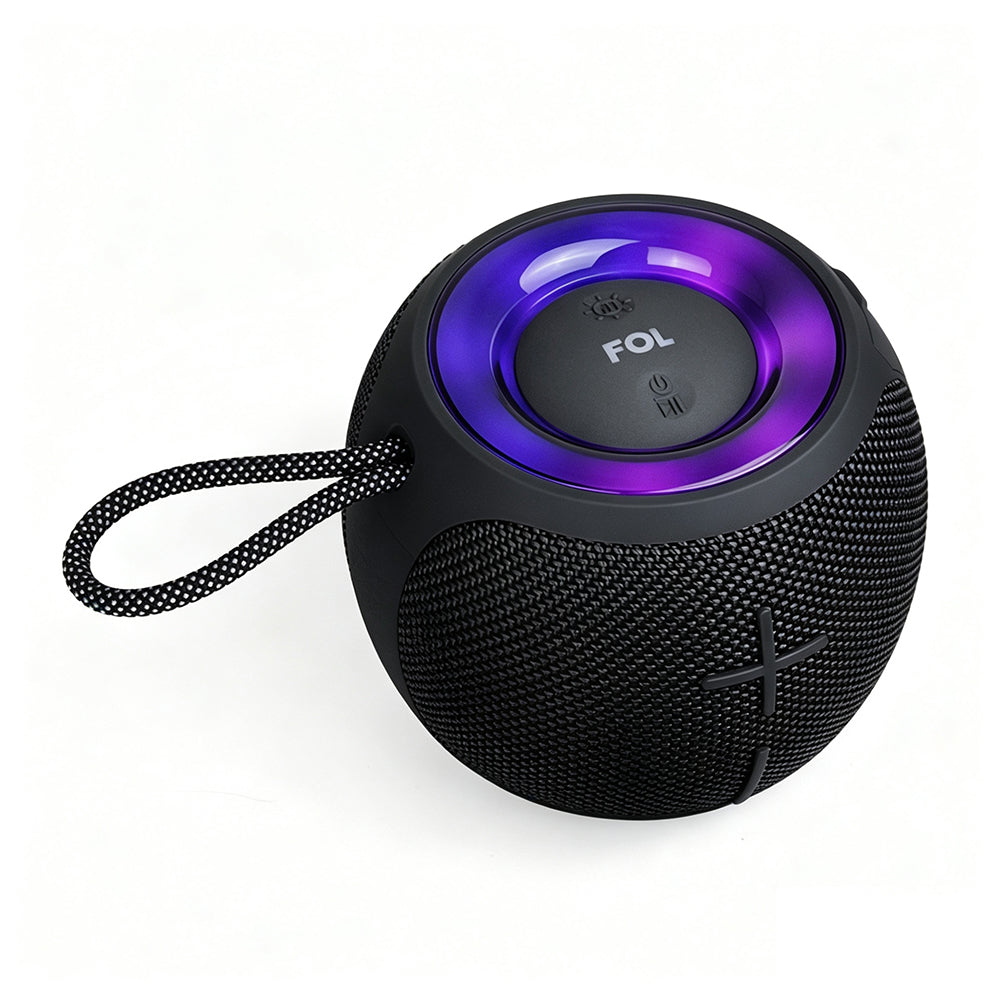 FS-S137 Bocina Bluetooth Recargable con Luz RGB y Correa Integrada