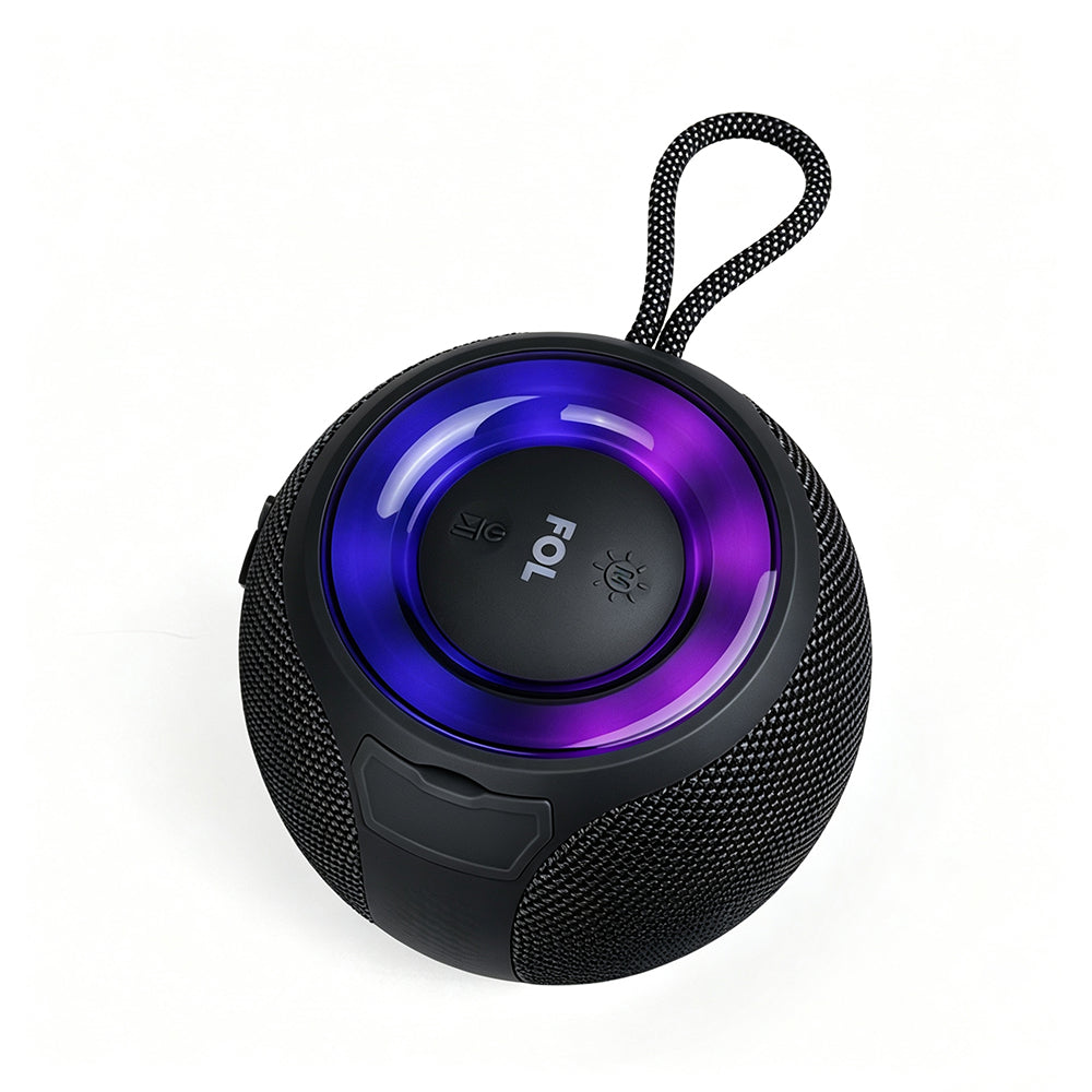 FS-S137 Bocina Bluetooth Recargable con Luz RGB y Correa Integrada