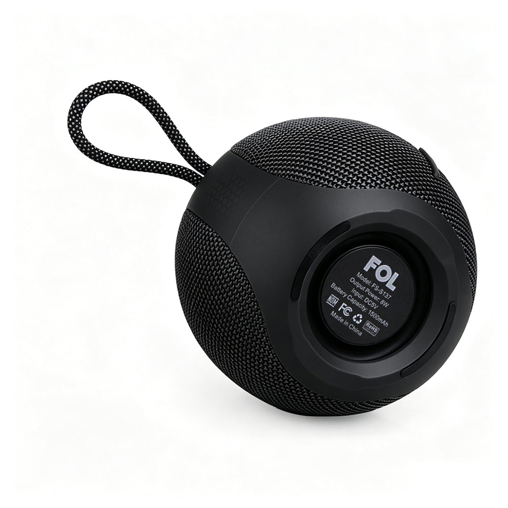 FS-S137 Bocina Bluetooth Recargable con Luz RGB y Correa Integrada