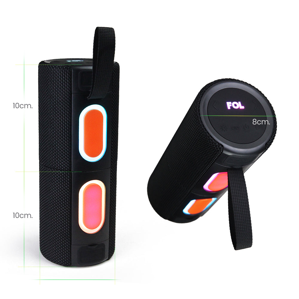 FS-S152 Bocina TWS Recargable Separable con Luz RGB