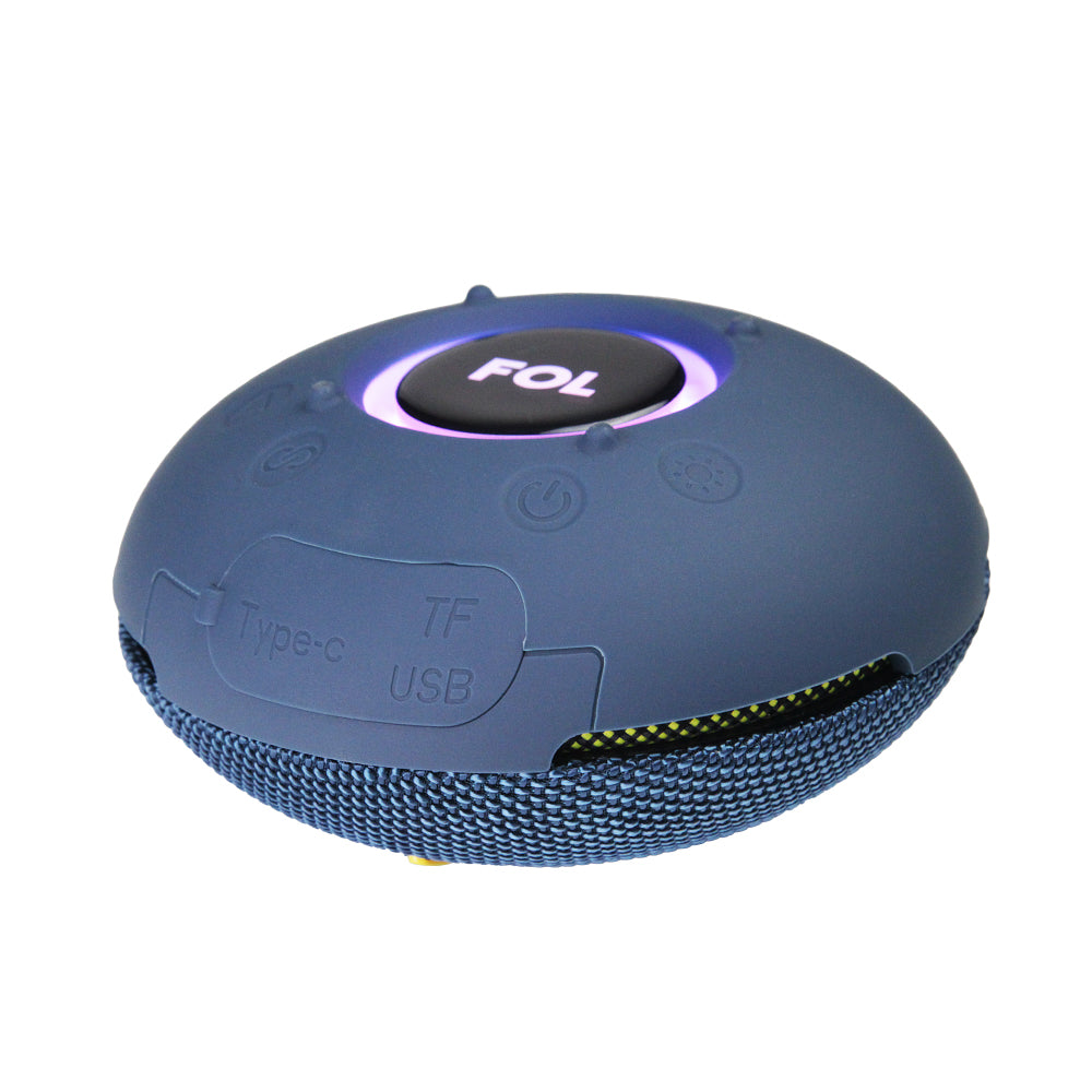 FS-S153 Bocina TWS Recargable con Luz RGB y Correa Integrada
